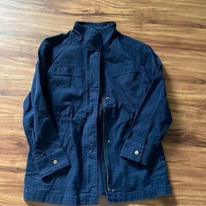 NWT Old Navy Navy Utility Jacket Petite XS